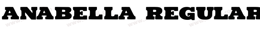 Anabella Regular字体转换